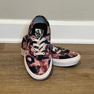 Vans‎ Authentic ComfyCush Tie Dye Skate Shoes Sneakers Women's US 6.5